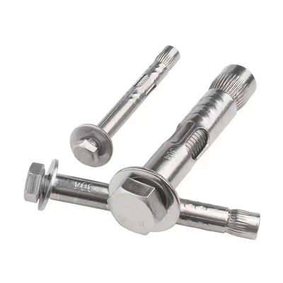 Voorbeeld Bruin afwerking roestvrij staal B8MSH B8M B8 B7 18-8 INOX 1/4in Hex hoofd mouw anker voor zware toepassingen