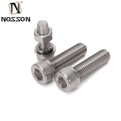 Metrisch roestvrij staal A2 A4 304 316 Din 912 Allen schroef M1.6 M2 M2.5 M3 M4 M5 M6 M7 M8 M9 Hex Socket Head Cap Inner Hexagon Schroeven