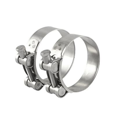 ODM Heavy Duty Clamp Manufacture Exhaust Hollow T Bolt European Clamp Carbon Steel Pipe Clamps Metrisch meetsysteem