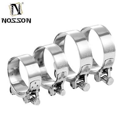 ODM Heavy Duty Clamp Manufacture Exhaust Hollow T Bolt European Clamp Carbon Steel Pipe Clamps Metrisch meetsysteem