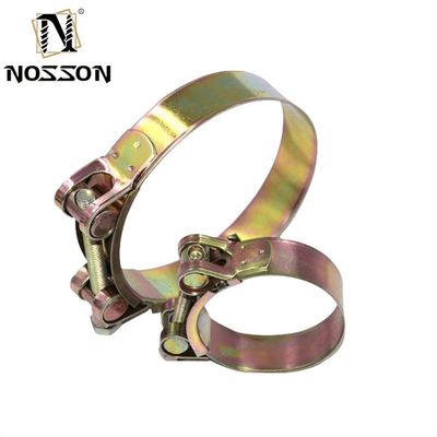 ODM Heavy Duty Clamp Manufacture Exhaust Hollow T Bolt European Clamp Carbon Steel Pipe Clamps Metrisch meetsysteem