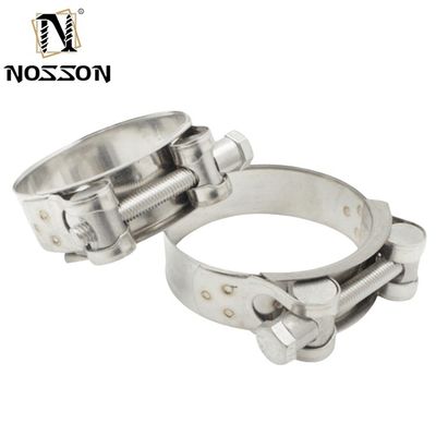 ODM Heavy Duty Clamp Manufacture Exhaust Hollow T Bolt European Clamp Carbon Steel Pipe Clamps Metrisch meetsysteem