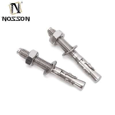 TiCN-gecoat M12*150mm koolstofstaal Gr4.8 Zinkgeplatte wedge ankerbout voor ISO-standaardtoepassingen met een hoge capaciteit
