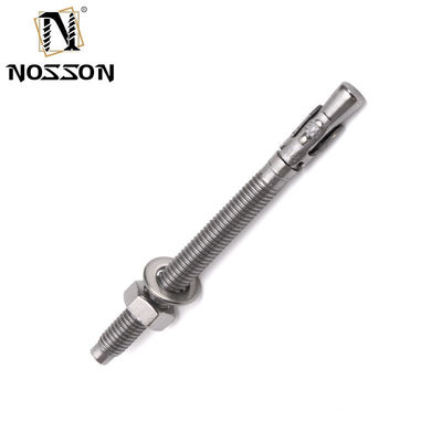 ISO-standaard A2 A4-70 A4-80 S304 SS316 316L Roestvrij staal Sleeve Wedge Anchor Bolt voor de bouw m12 Diameter