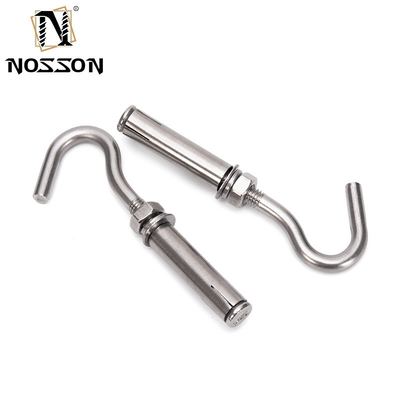 Zwarte afwerking M8 M18 roestvrij staal SS304 SS316 A2 A4 J type ankerbout voor industriële en bouwtoepassingen