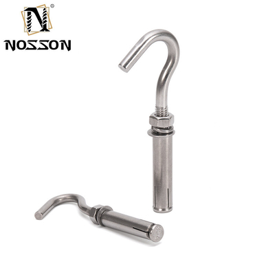 Zwarte afwerking M8 M18 roestvrij staal SS304 SS316 A2 A4 J type ankerbout voor industriële en bouwtoepassingen