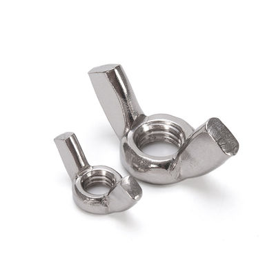 Metrische waterbehandeling Roestvrij staal 304 M3 M4 M5 M6 M8 M10 M12 M16 Vlindervleugel noten Bolt And Nut Din Zink Witte vleugel noten