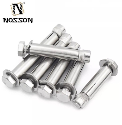 1/2 inch Diameter Bruin Roestvrij Staal SS304 SS316 Wedge Anker Bolt met 700 Capaciteit Direct Distribueerd