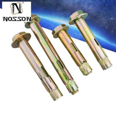 1/2 inch Diameter Bruin Roestvrij Staal SS304 SS316 Wedge Anker Bolt met 700 Capaciteit Direct Distribueerd