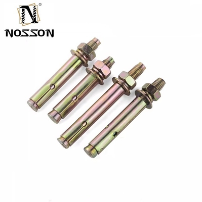 1/2 inch Diameter Bruin Roestvrij Staal SS304 SS316 Wedge Anker Bolt met 700 Capaciteit Direct Distribueerd