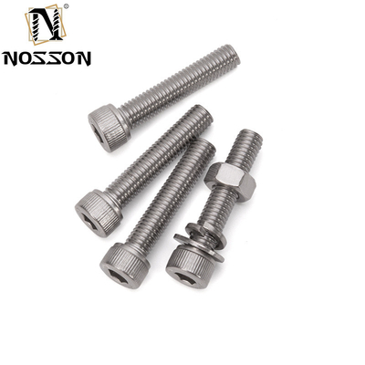 2-56 x 3/8 Staal ROND Hoofdkap Schroeven DIN912 8.8/10.9/12.9 INCH Metingsysteem Cadmium Geplatte Hex knop Socket