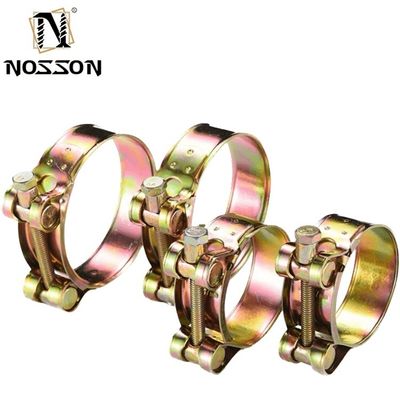 Industriële kwaliteit JIS Standard Solid Robust Heavy Duty Hose Clamp met zinkcoating