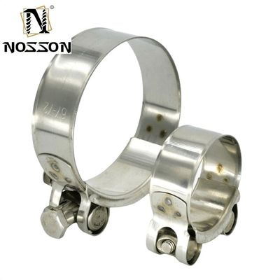 Industriële kwaliteit JIS Standard Solid Robust Heavy Duty Hose Clamp met zinkcoating