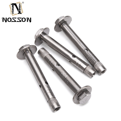 700 Capaciteit M8 M10 M12 Graad 8.8 GS gegalvaniseerd staal Hex hoofd Antiskid Haaienvinnen mouw Ankerbout IN en ISO standaard