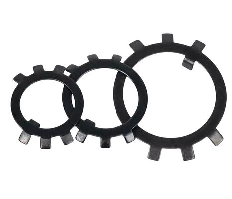 Plain Finish Carbon Steel Zes klauwwasser met acht slot Anti-los slotplaat M6 M8 M10 M12M14 M16M18M20M22M24M27m30