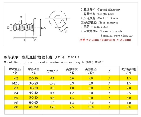 Industriële toepassingen M5 M6 M8 Roestvrij staal Ultra Thin Head Hex Socket Screw met ZINK PLATED Finish en DIN Standard