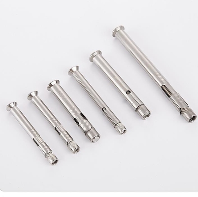 DIN-standaard 304 van roestvrij staal Countersunk Head Hex Socket Expansion Bolt Sleeve Anchors voor venster- of deurraam bevestigd in zilver