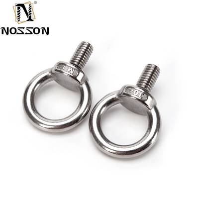 Marine Lifting Ring Screw Loop Hole Steel Eye Bolt M6 M8 M10 met DIN Standard en INCH Measurement System