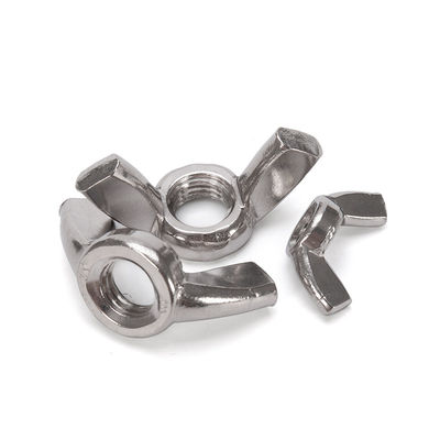 ISO-standaard Zwarte oxide afwerking gegalvaniseerde vlindernoten Precision Casting Carbon Steel Roestvrij staal vergrendeling vleugelnoot voor duurzaam