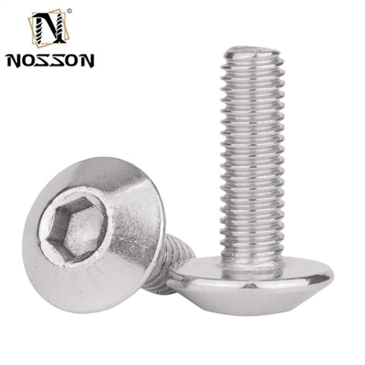 Metrische M6 *12 parapluhoofd Hex-spoel schroef met gechroomde afwerking en INCH-metingssysteem JIS-standaard