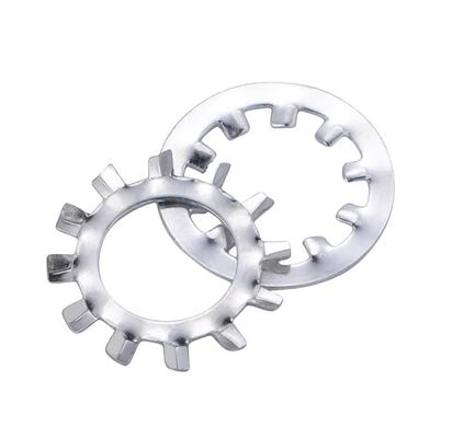 Splitstijl roestvrij staal DIN6797 Buitenste tandvergrendeling voor de JIS-standaard M6-M30 om aan de eisen van de klant te voldoen