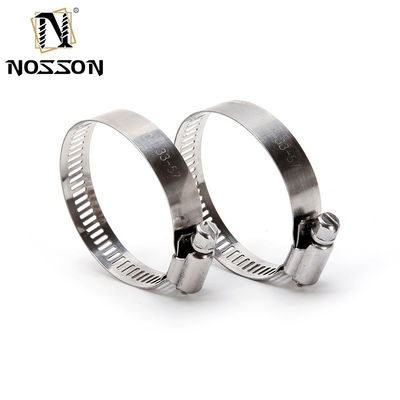 Oppervlakte plain Amerikaanse verstelbare buis klem Worm Gear 201 304 roestvrij staal slang klemmen 10-16 met ZINK afwerking monster