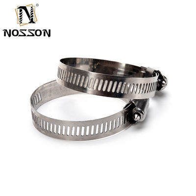 Oppervlakte plain Amerikaanse verstelbare buis klem Worm Gear 201 304 roestvrij staal slang klemmen 10-16 met ZINK afwerking monster