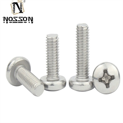 Metrische roestvrijstalen DIN 7985 Phillips Pan Machine Head Schroef M2 M3 M4 M5 M6 M7 M8 M10 6-32 voor industriële toepassingen