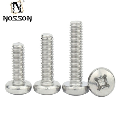 Metrische roestvrijstalen DIN 7985 Phillips Pan Machine Head Schroef M2 M3 M4 M5 M6 M7 M8 M10 6-32 voor industriële toepassingen
