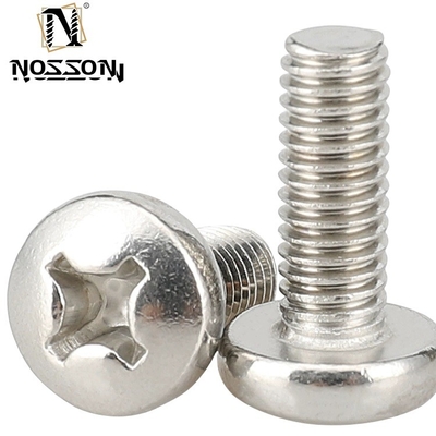Metrische roestvrijstalen DIN 7985 Phillips Pan Machine Head Schroef M2 M3 M4 M5 M6 M7 M8 M10 6-32 voor industriële toepassingen