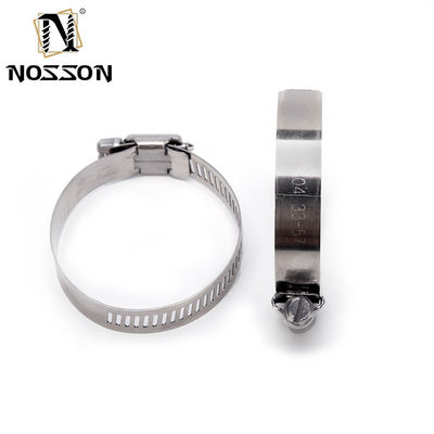 Verstelbare worm gear slang klemmen in 304 roestvrij staal voor 6 inch 141-165mm Range Metric Measurement en DIN Standard