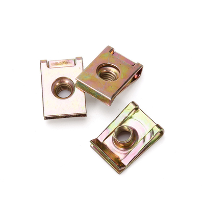 Hexagonale kop gegalvaniseerd 304 roestvrij staal koolstofstaal klemmoer Mechanische en elektrische kast Buckle Spring met eenvoudige afwerking