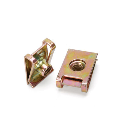 Industrie staal M4-M10 draad Precision roestvrij staal metaal U Clip Nut in plain afwerking voor precisie OEM-behoeften