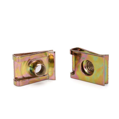 Industrie staal M4-M10 draad Precision roestvrij staal metaal U Clip Nut in plain afwerking voor precisie OEM-behoeften