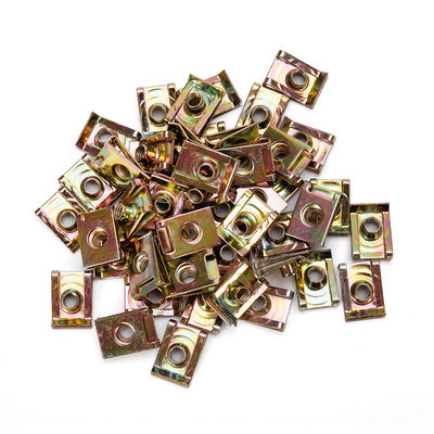 Industrie staal M4-M10 draad Precision roestvrij staal metaal U Clip Nut in plain afwerking voor precisie OEM-behoeften