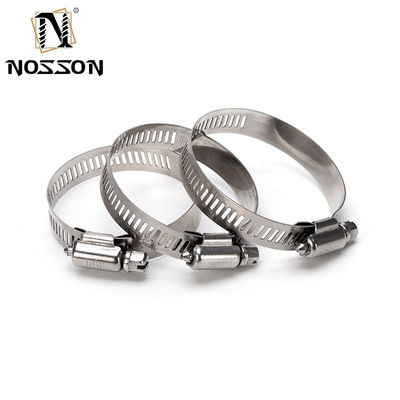 Toepassing in de zware industrie Duitse roestvrijstalen slangklemmen met een bandbreedte van 16-300 mm en een verstelbare metalen klem