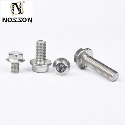 Top-notch ZINC gecoate staal DIN6921 Flange Hex Head Bolt M10 M12 M6 voor zware toepassingen