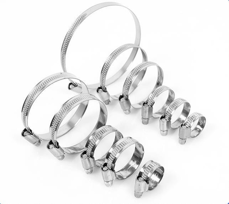 ODM-ondersteuning Metrische meting DIN-standaard zware 304 roestvrijstalen slangklem voor aangepaste grootte Duits type hydraulisch