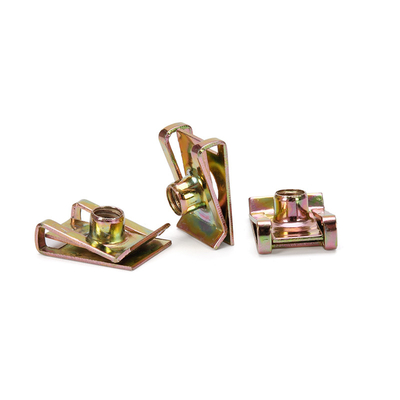 Olie gas gegalvaniseerde kaart Reed Car Nut Leaf Spring Bolt met M3 / M5 optische clip moeren en Hexagon hoofd voor metrisch meetsysteem
