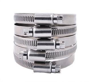 ODM-ondersteuning Metrische meting DIN-standaard zware 304 roestvrijstalen slangklem voor aangepaste grootte Duits type hydraulisch