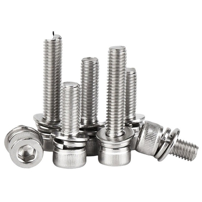 GB Standard Blauw Geverfd Afwerking M5 M6 M8 Roestvrij staal SS 304 316 316L Hex Socket Head Cap Sems Schroef DIN912 Metersysteem INCH