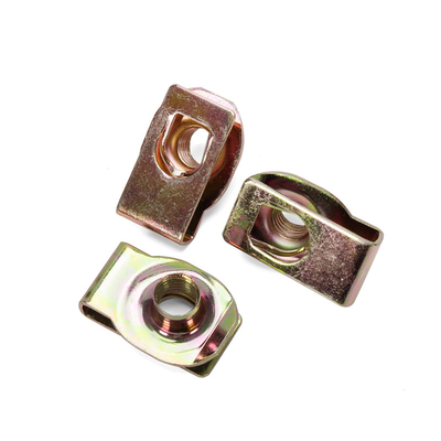 Oliegas M4-M10 U-noot Speed Clip Fastener 304 roestvrij staal U-vormige Clip Chimney Nut voor motorfietsen en auto's Duurzaam