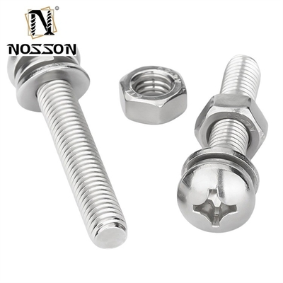 INCH-metingsysteem Pan Head Cross Screw Zink M3 M4 M5 M6 met afmetingen van 1,6-20 mm en gechroomde afwerking