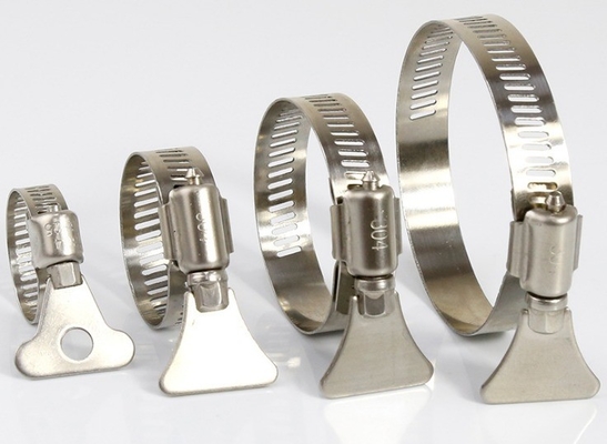 Voorbeeld Instock Heavy Duty Clamp SS304 roestvrijstalen keelklem met handvat voor waterpijp bevestigingsboei in zink afwerking
