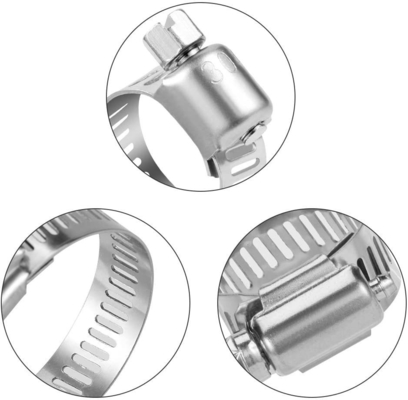 Zinc Finish Heavy Duty Clamp voor stevige slang en buis Voorbeeld In Stock Duurzaam ontwerp Roestvrij staal Algemene doeleinden Worm-Drive Clamps