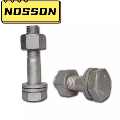 Metrisch meetsysteem M6-M36 M10 Zwarte hexbolt moerwasser DIN933 8.8 12.9 Klasse BLAU GEKLEurde afwerking voor de productie