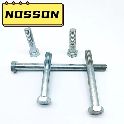 Metrisch meetsysteem M6-M36 M10 Zwarte hexbolt moerwasser DIN933 8.8 12.9 Klasse BLAU GEKLEurde afwerking voor de productie