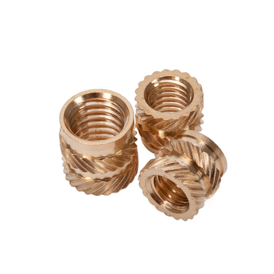 Gekerfde koperen draad Invoegnoot Voor Plastic Flare Nut M3 M4 M5 M6 M8 M10 M12 1/4 3/8 5/16 GB