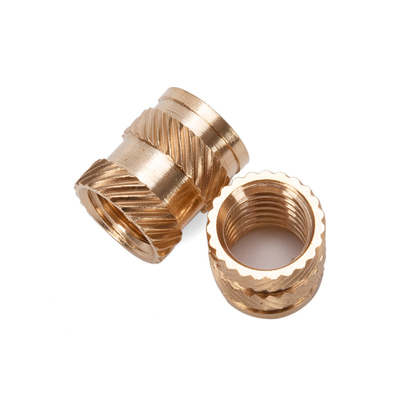 Gekerfde koperen draad Invoegnoot Voor Plastic Flare Nut M3 M4 M5 M6 M8 M10 M12 1/4 3/8 5/16 GB