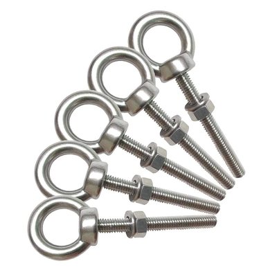 INCH-metersysteem Oogbouten van roestvrij staal M6 Schouder 1/4&quot; x 2&quot; Heavy Duty Oogbouten Schroeven voor het tillen